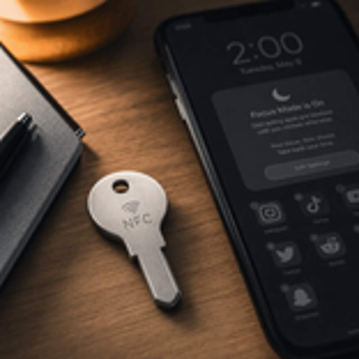 $9 NFC Key Physically Blocks Your Most Addictive Apps