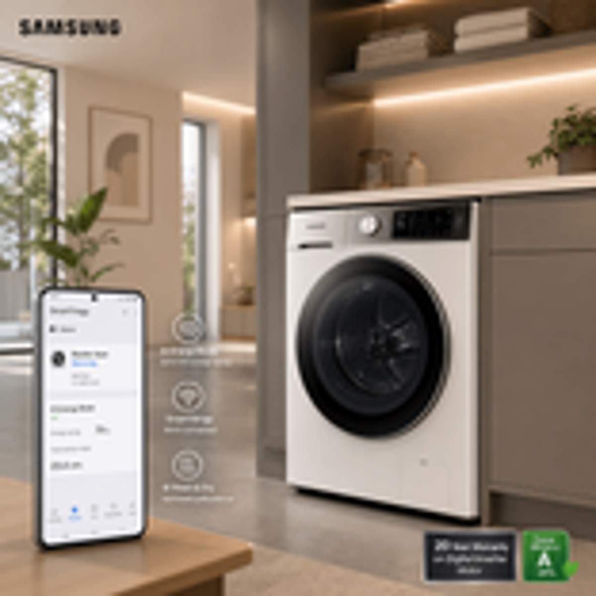 Samsung's AI Washer Dryer Cuts Energy 35% in Smart Home Push