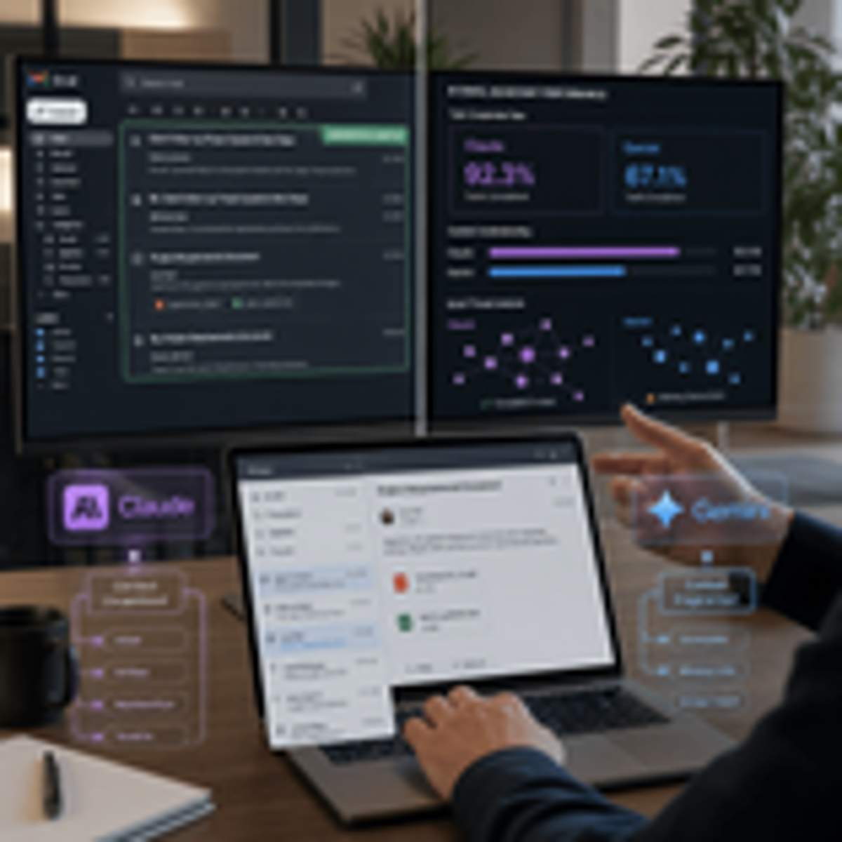 Claude Cowork Outperforms Gemini on Email Research Tasks