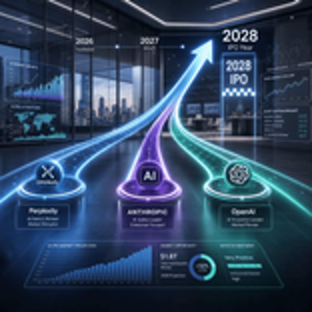 Perplexity commits to 2028 IPO as AI unicorns race public