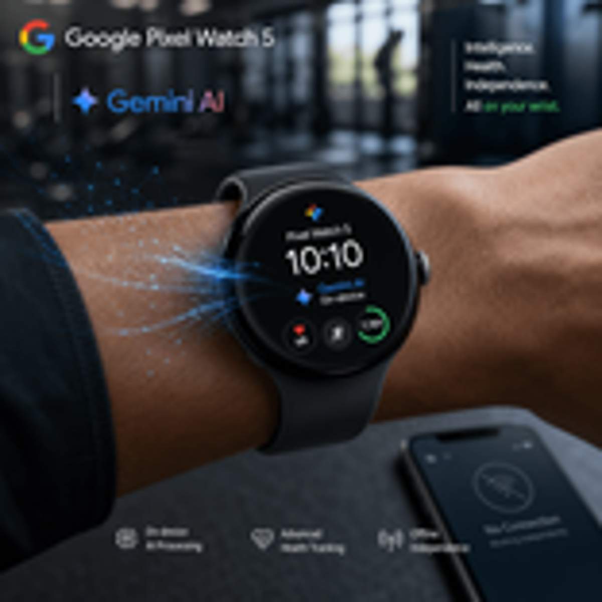 Google Pixel Watch 5 Adds Offline Gemini AI, Advanced Health Tracking