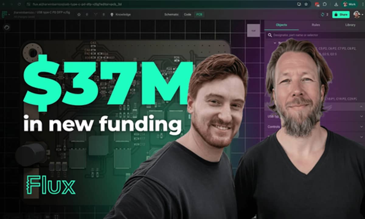 Flux Raises $37M to Rewire How Hardware Gets Built