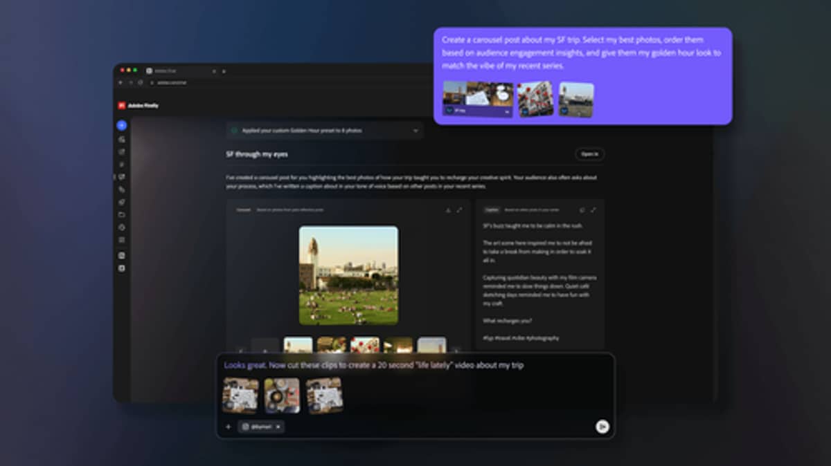 Adobe launches Project Moonlight AI agent for social campaigns