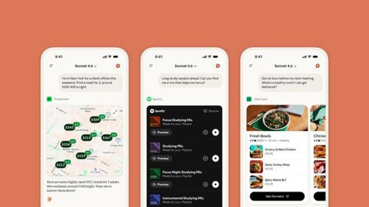 Claude Taps Spotify, Uber, TurboTax in AI Assistant War