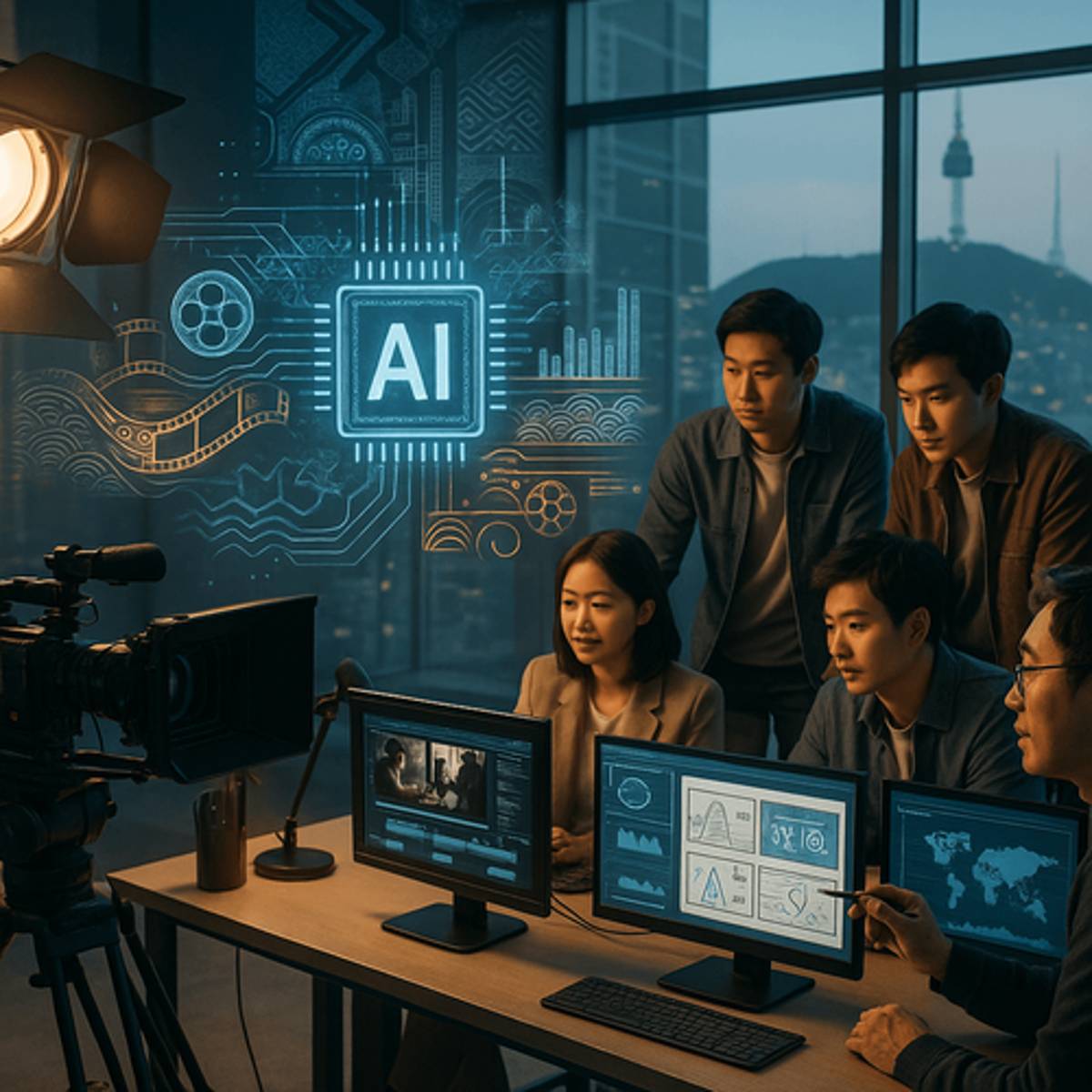 LG Heir's AI Film Venture Targets Korean Entertainment Boom