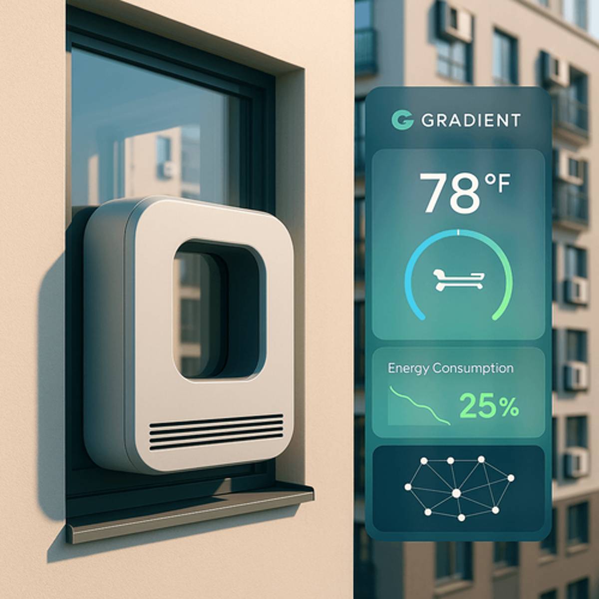 Gradient links window heat pumps to slash retrofit costs