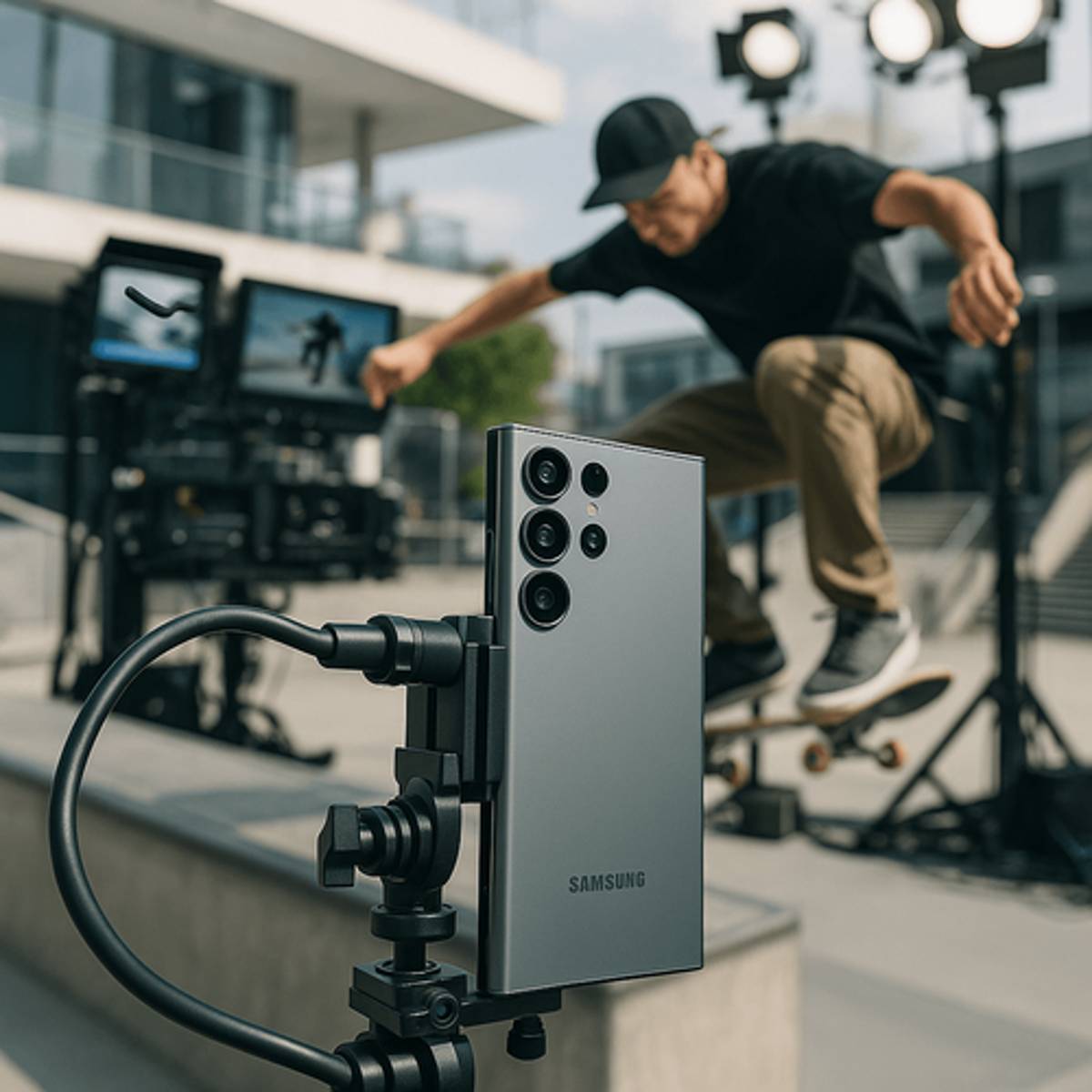 Samsung Embeds Galaxy S26 Ultra in Live Skateboarding Broadcasts