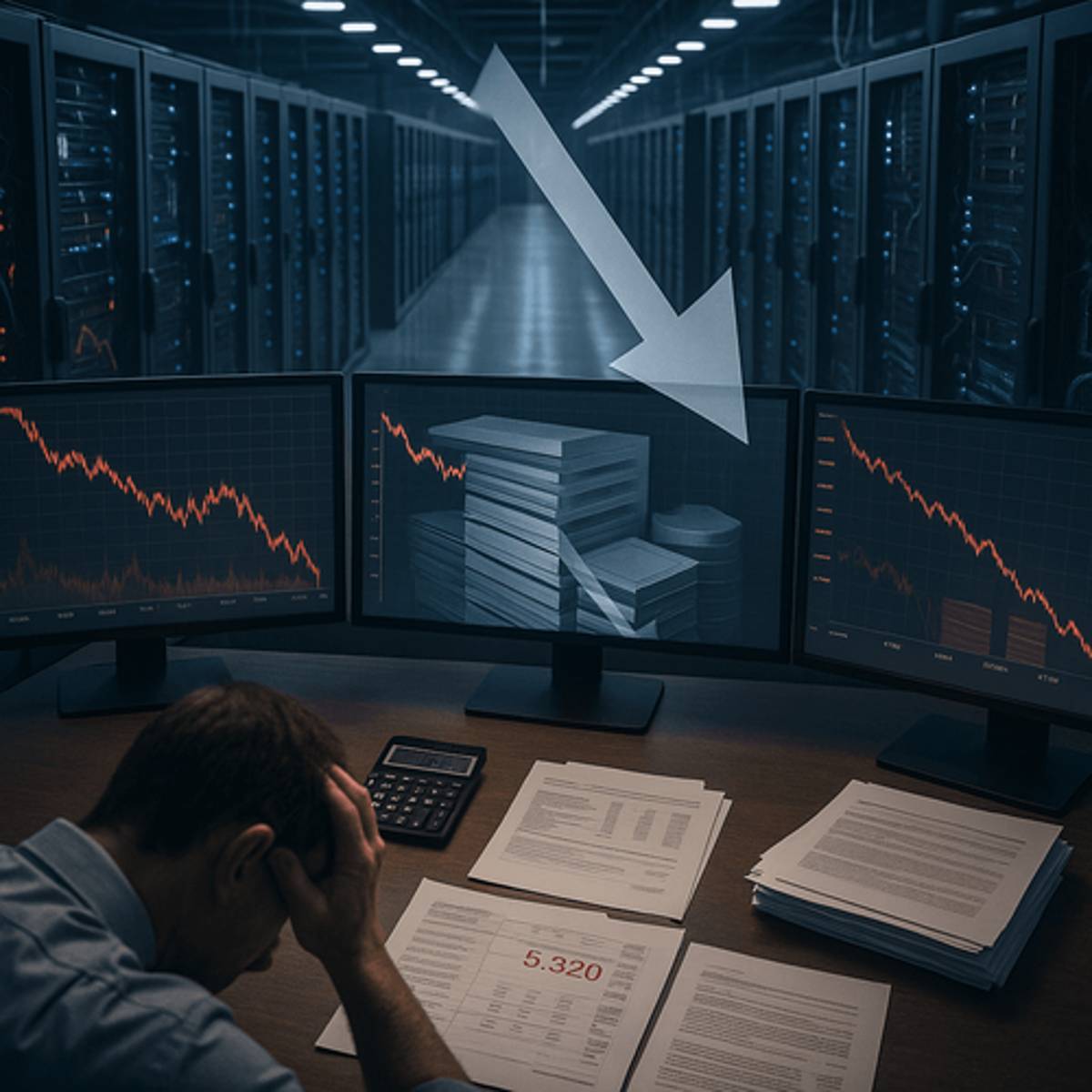 AI Infrastructure Stocks Crater on Mounting Debt Concerns