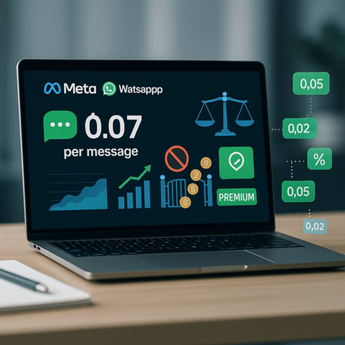 Meta charges AI chatbot devs $0.07/msg on WhatsApp in Italy