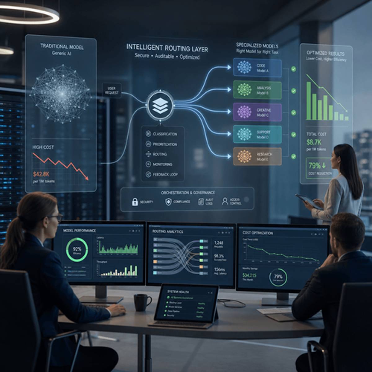 AI's New Playbook: Companies Ditch Model Size for Smart Efficiency