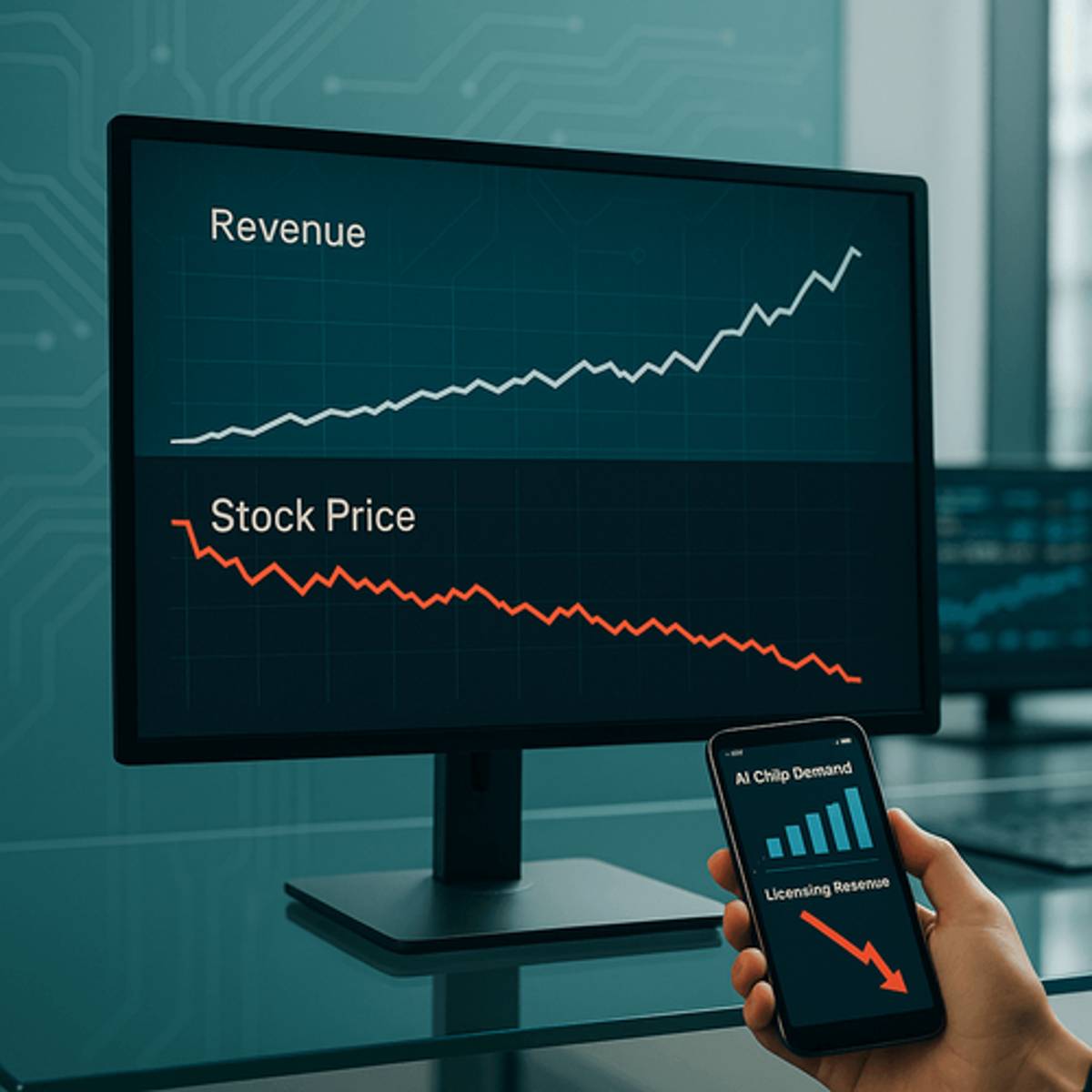 Arm Shares Plunge 8% Despite Record Revenue as Licensing Miss Stings