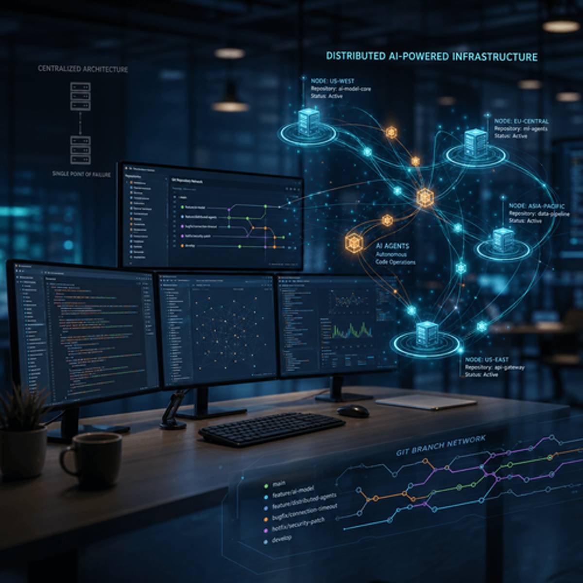 Ex-GitHub CEO Launches Distributed Git Network for AI Agents