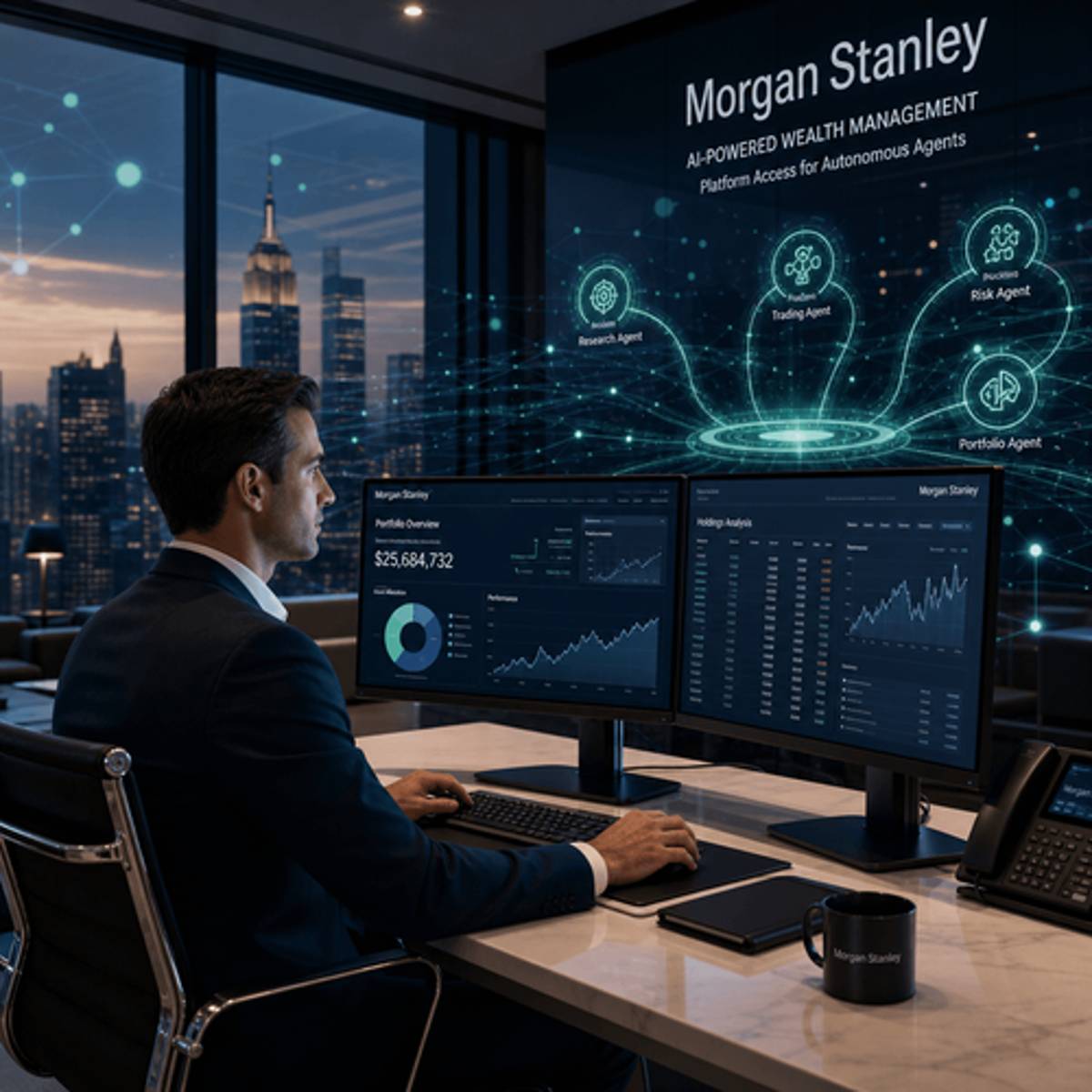 Morgan Stanley Opens $1T Wealth Platform to AI Agents