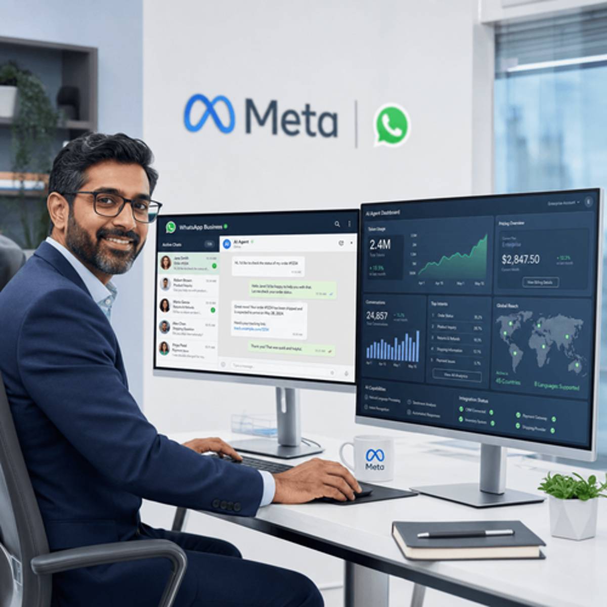 Meta Launches Business AI Agent to Break Free From Ad Revenue
