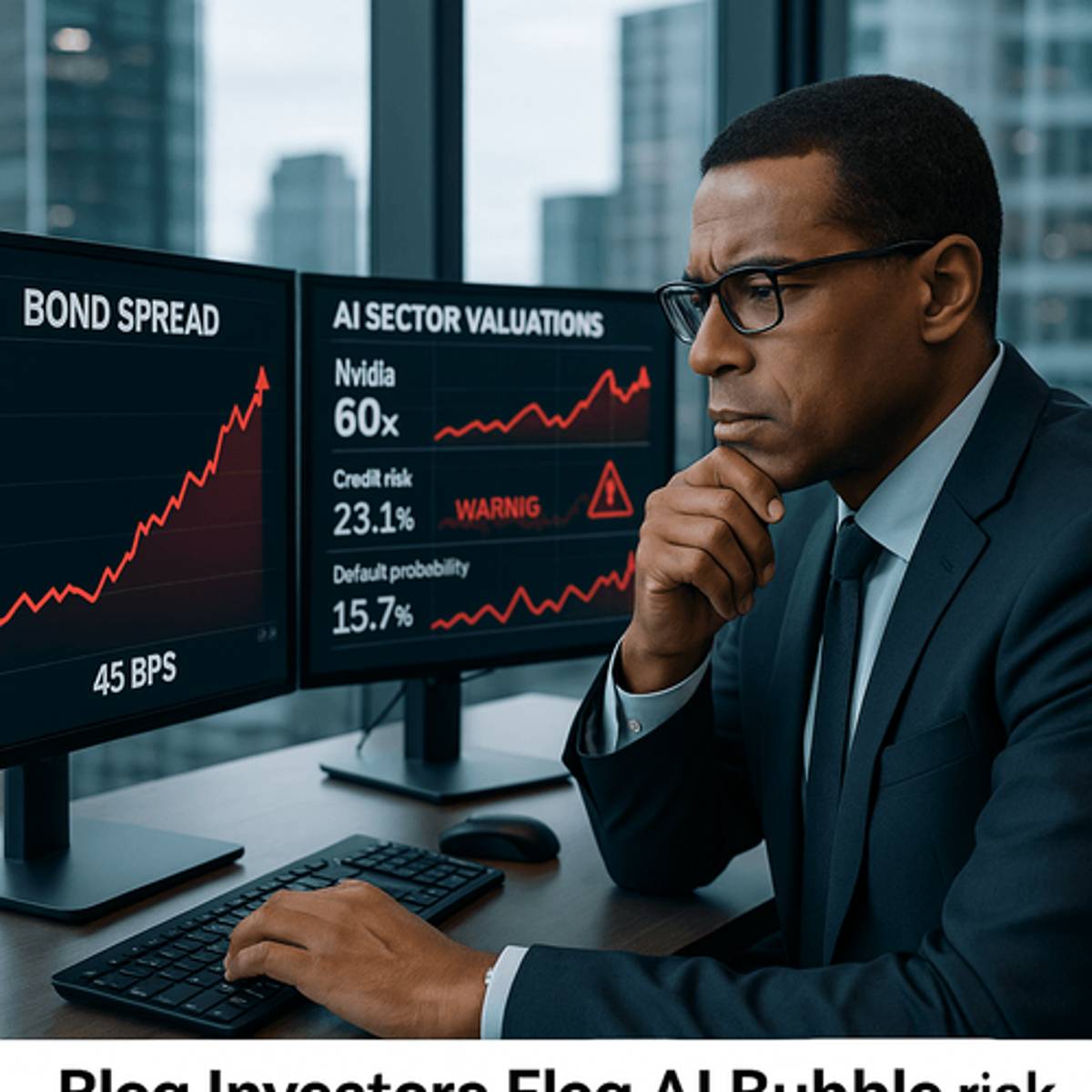 Bond Investors Flag AI Bubble as Top Risk for First Time