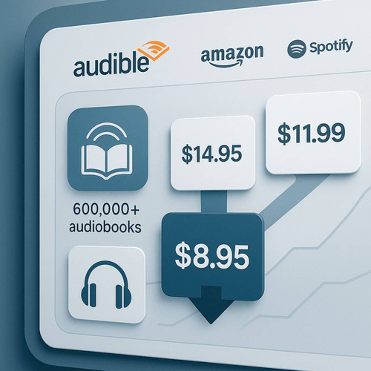 Audible Undercuts Spotify With New $8.95 Standard Plan