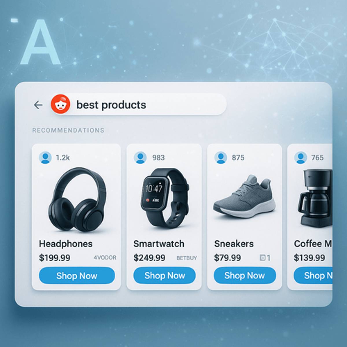 Reddit Tests AI Shopping Search With Product Carousels