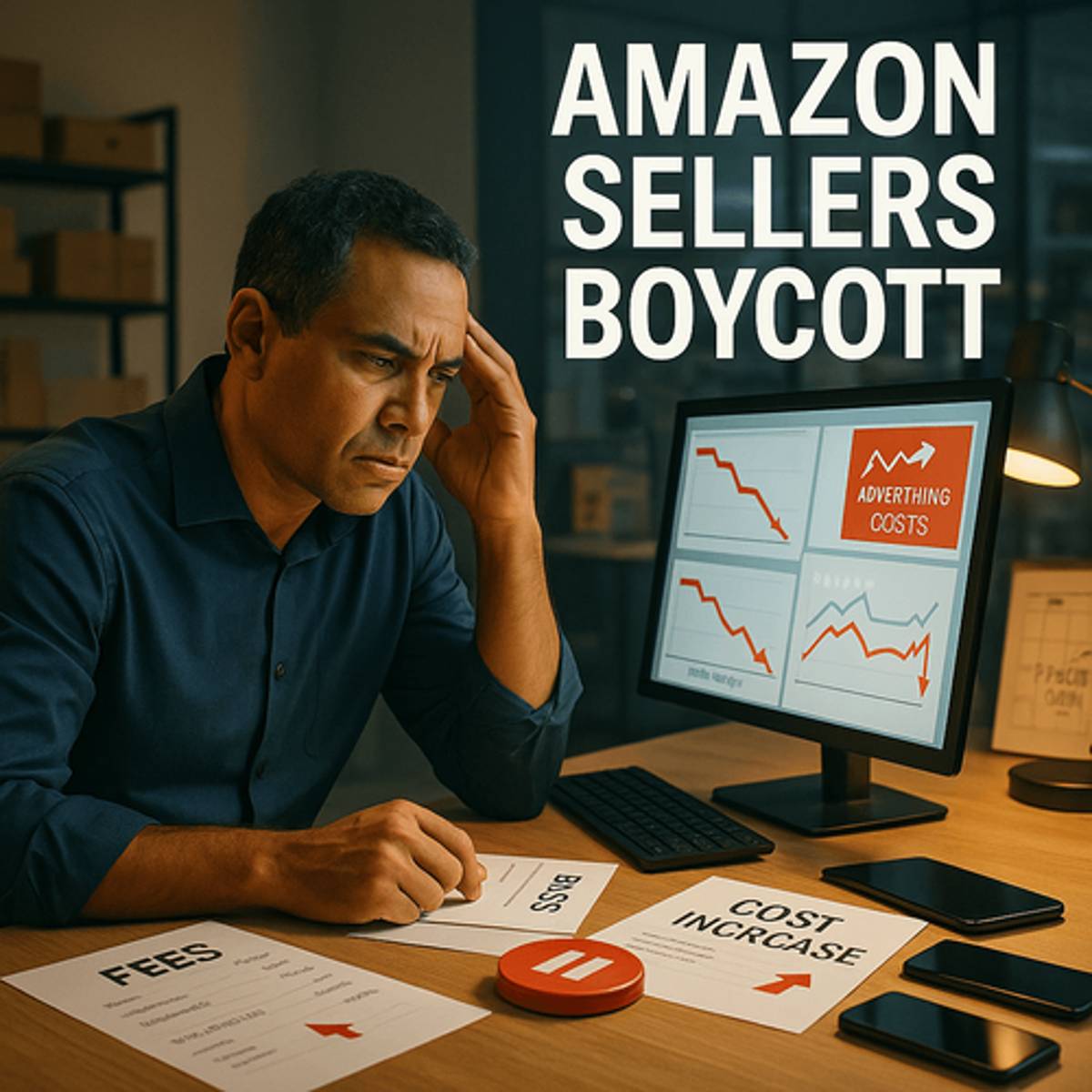 Amazon Sellers Stage Ad Boycott Over Margin-Crushing Fees