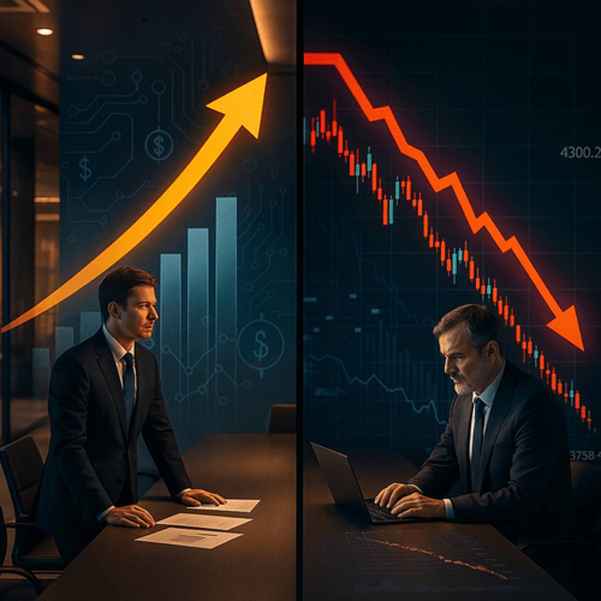 AI Investment Paradox: Big Tech Doubles Down While Stocks Tumble