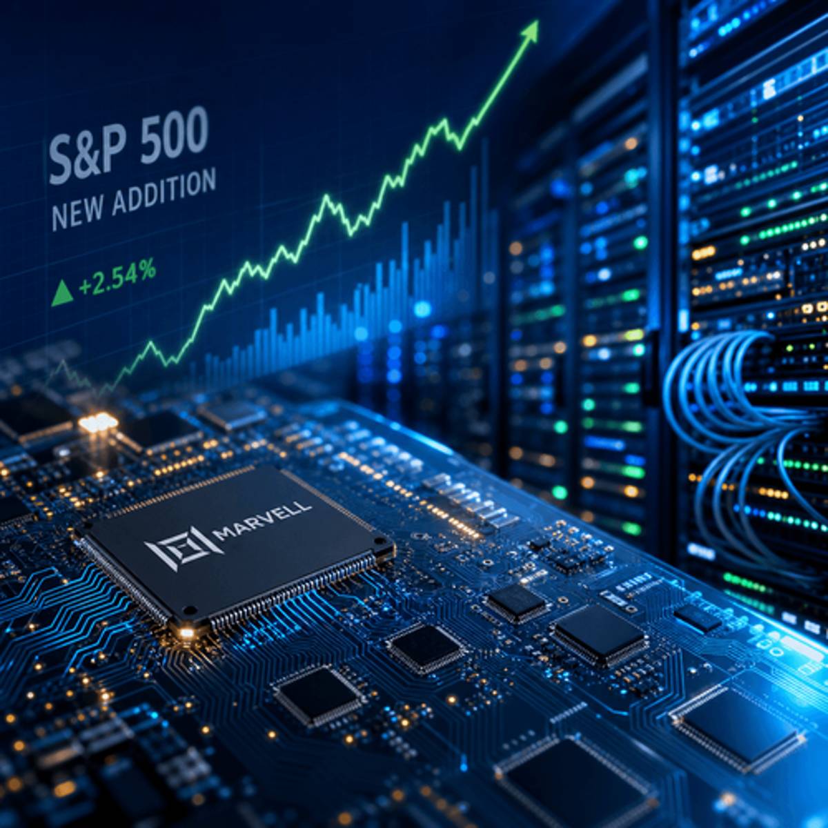 Marvell Surges 9% on S&P 500 Addition as AI Chips Shine
