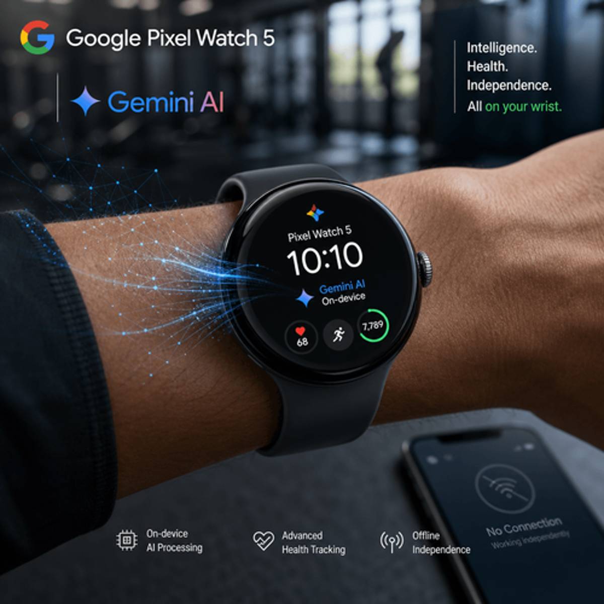 Google Pixel Watch 5 Adds Offline Gemini AI, Advanced Health Tracking