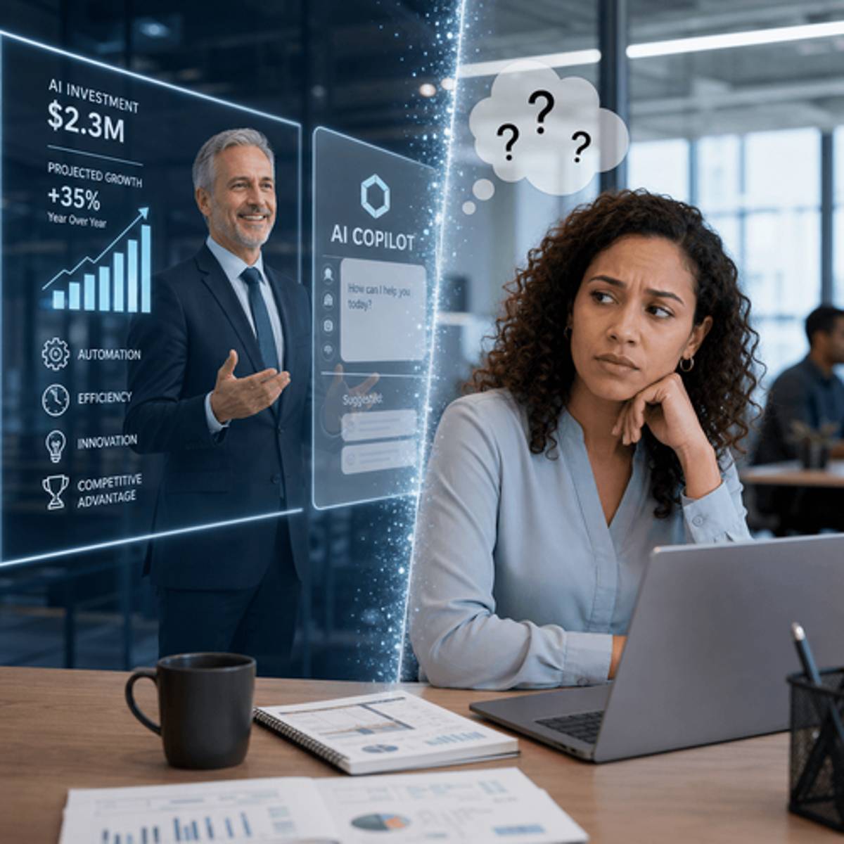 US Workers Lead Global AI Skepticism Despite Corporate Push