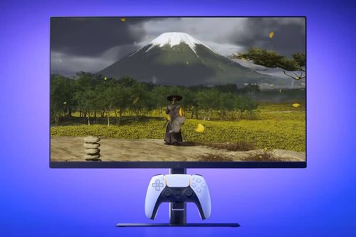 Sony's PS5 Monitor Includes Built-In DualSense Charging Hook