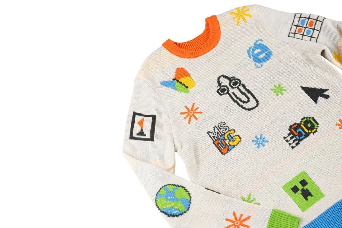 Microsoft Revives Holiday Sweater Tradition With Clippy, Zune Throwbacks