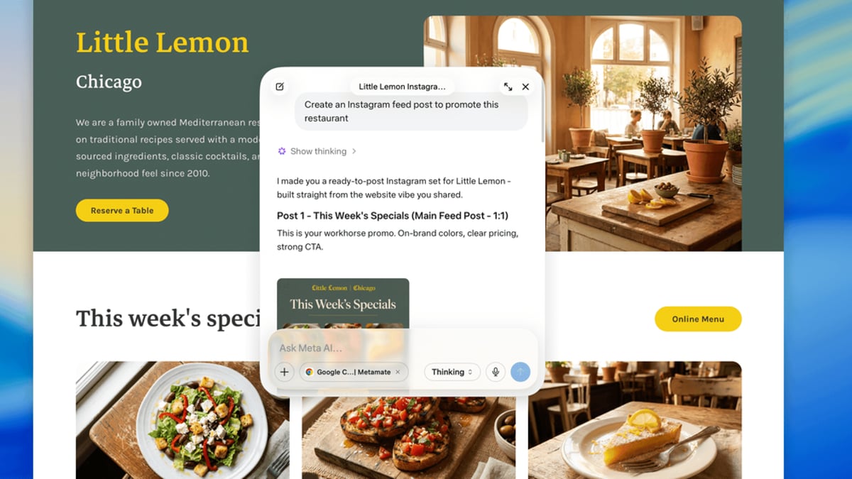 Meta AI Launches Mac App With Screen-Sharing Features