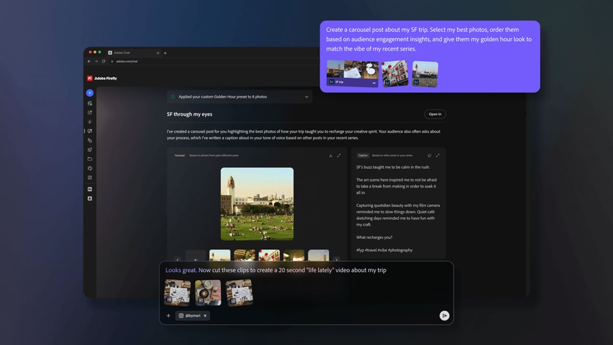 Adobe launches Project Moonlight AI agent for social campaigns