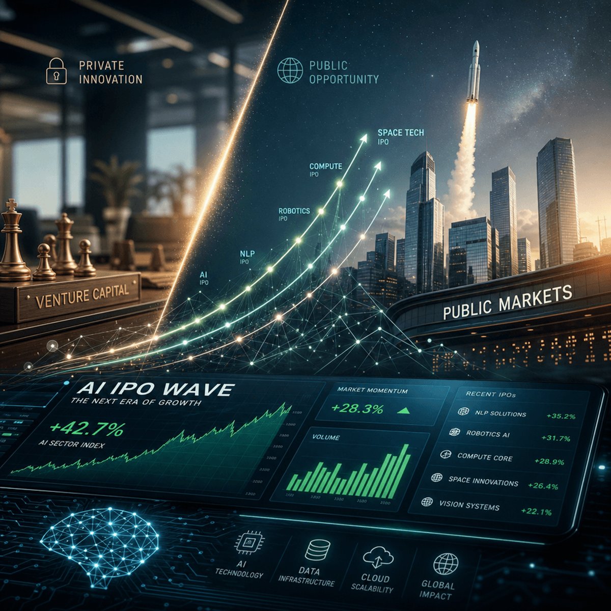 AI IPO Wave 'Just the Start' as SpaceX Eyes Historic Listing