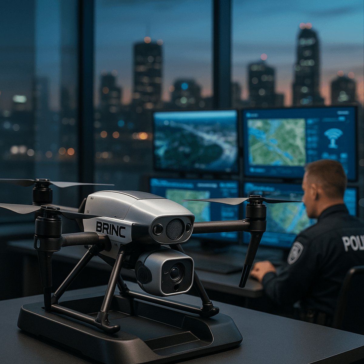 Brinc Unveils 911 Drone to Replace Police Helicopters