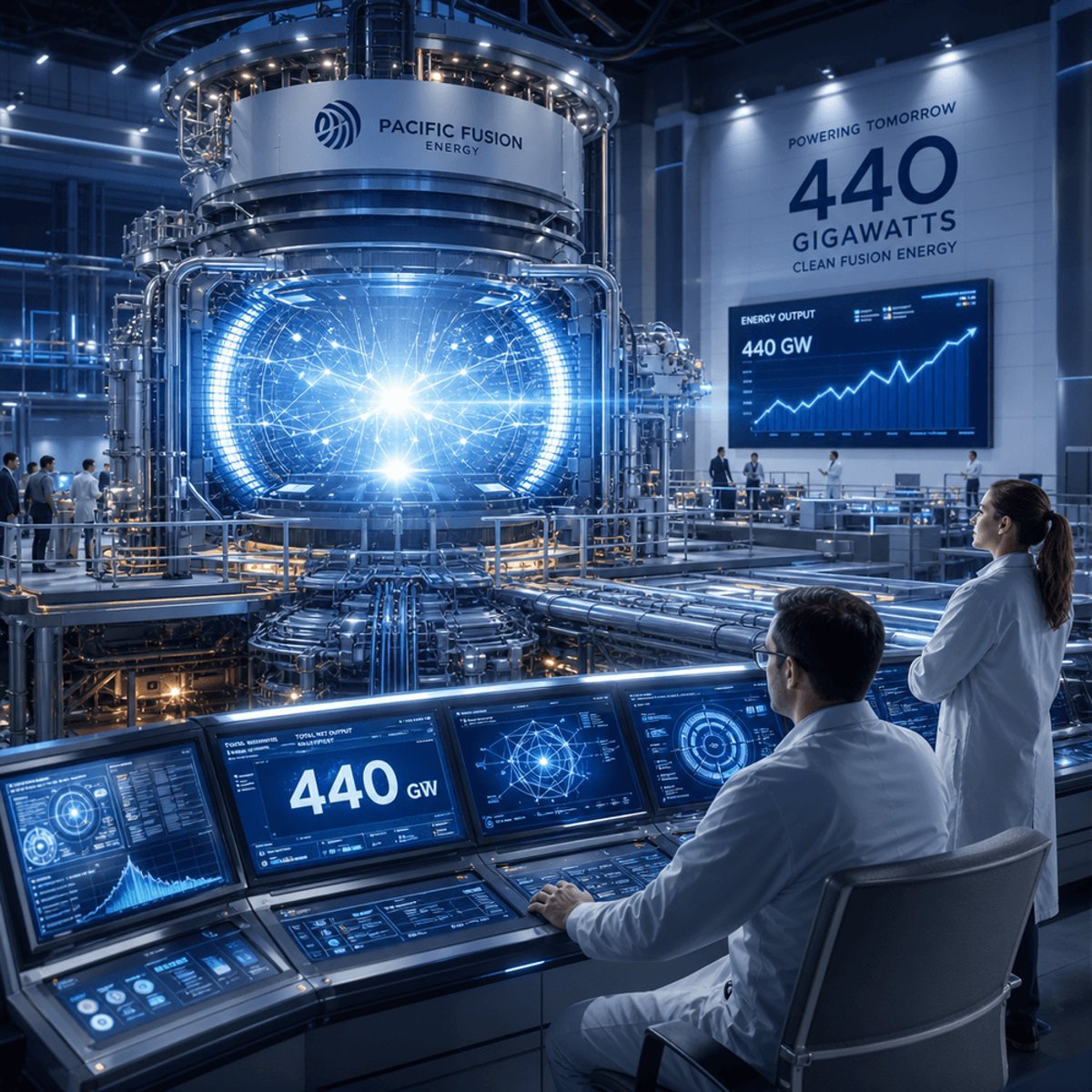Pacific Fusion hits 440 gigawatts in fusion prototype test