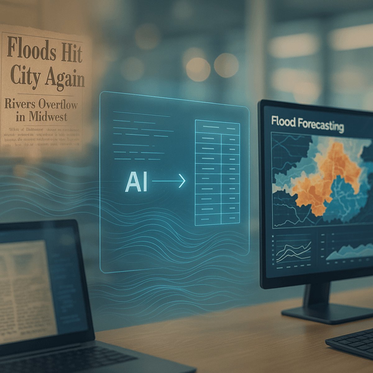 Google Turns Old News Into Flood Forecasts With AI