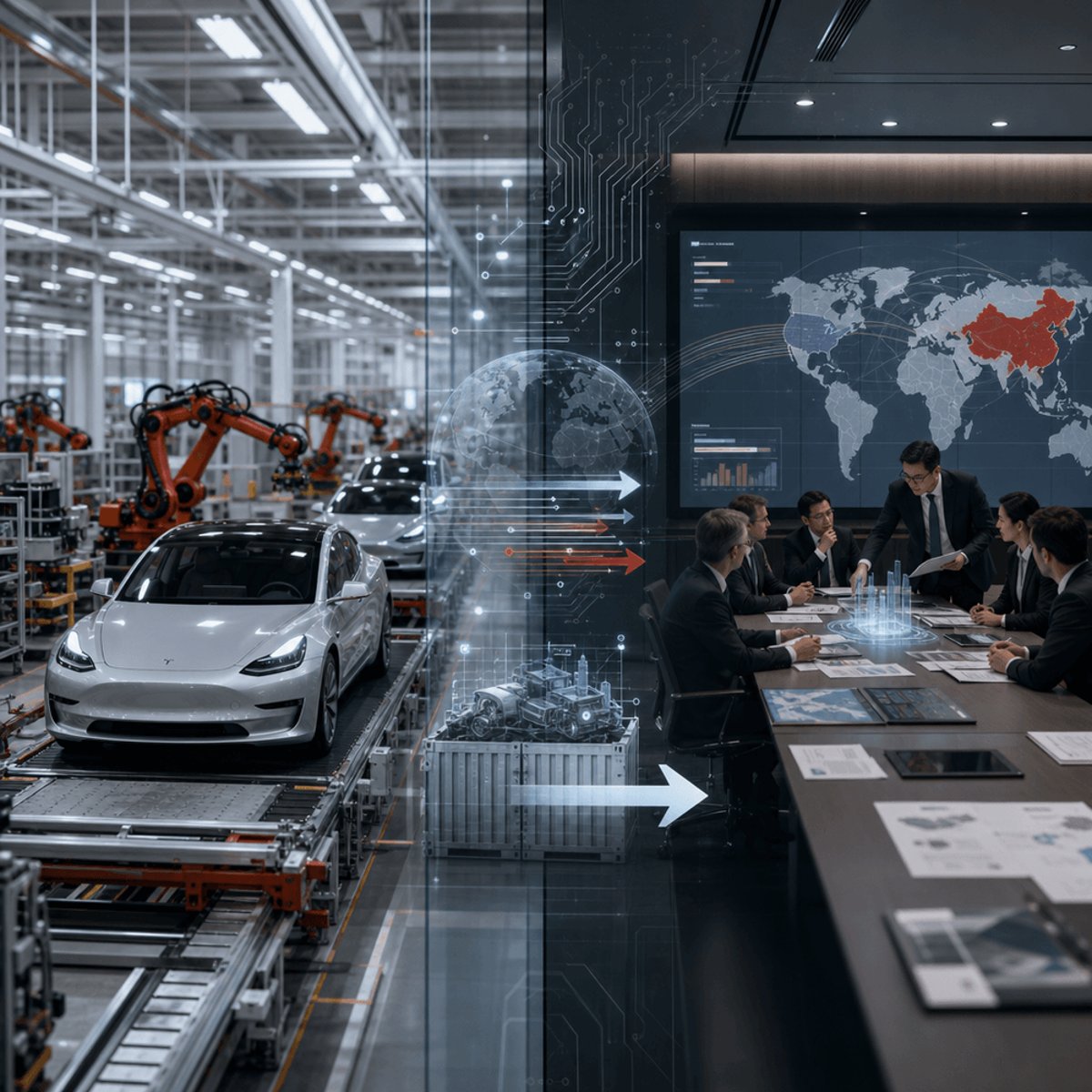 Tesla Eyes China Exit Ahead of SpaceX Merger Deal