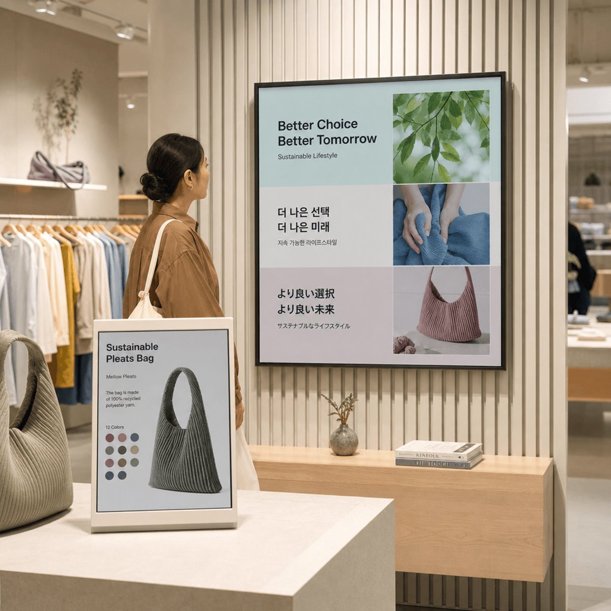 Samsung Brings E-Paper Displays to Korean Fashion Retail