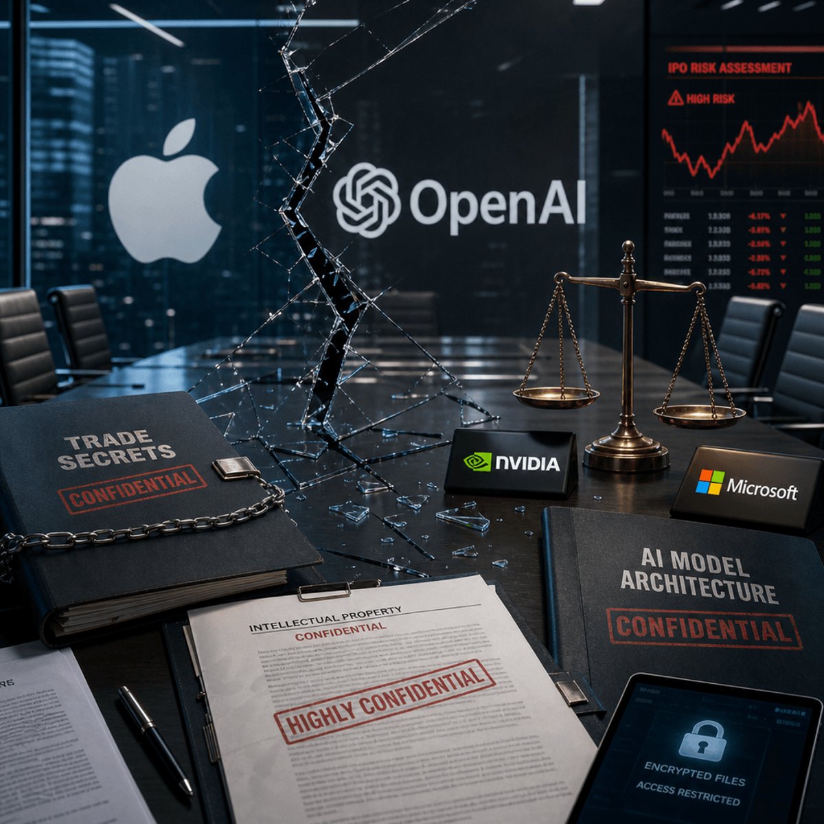 Apple Sues OpenAI Over Trade Secrets, Threatening IPO