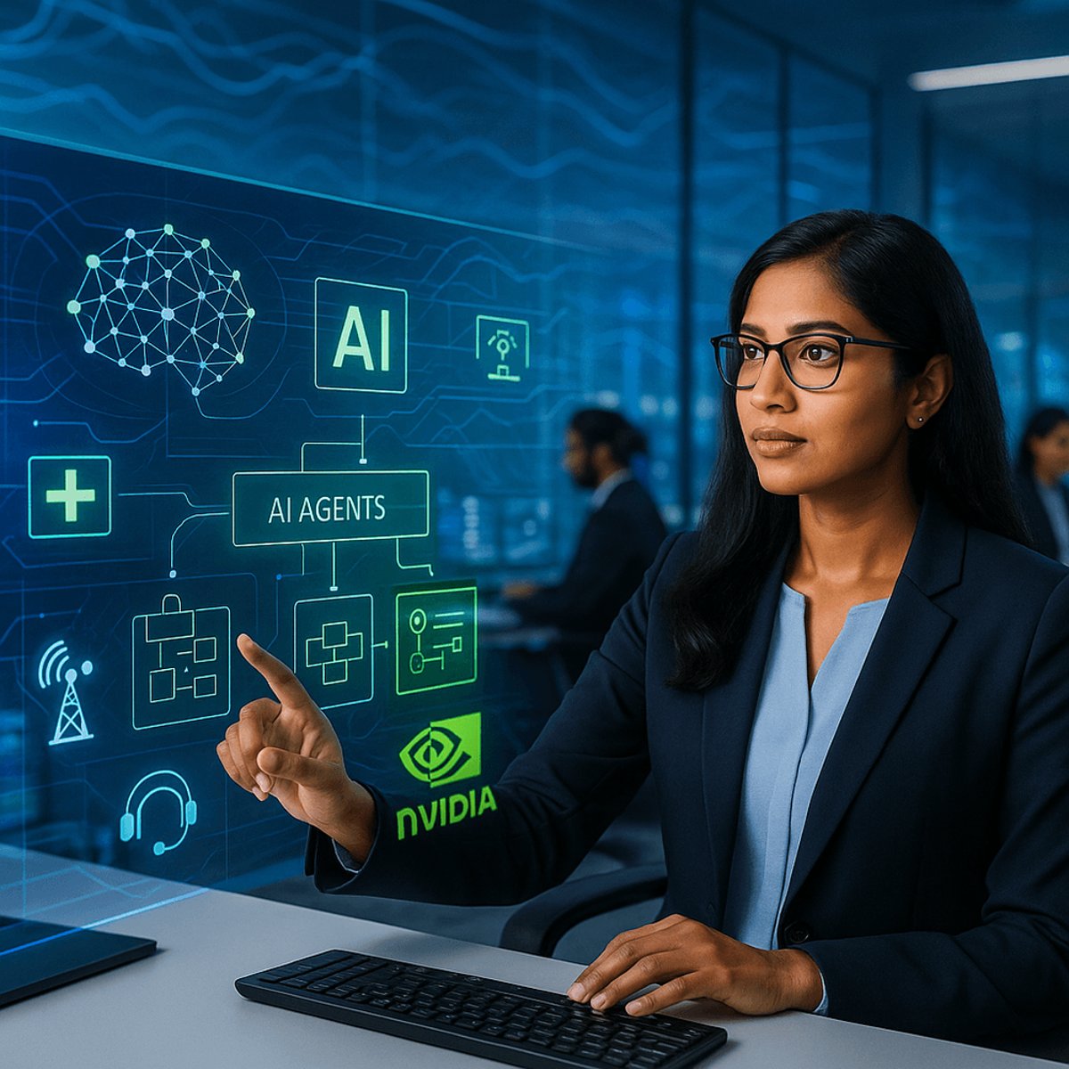 India's Tech Giants Deploy NVIDIA AI Agents Across Industries