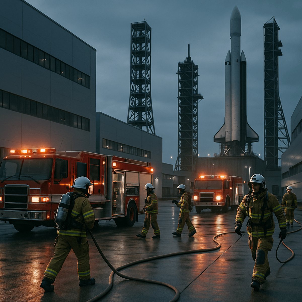 SpaceX Creates Its Own Fire Department at Starbase City