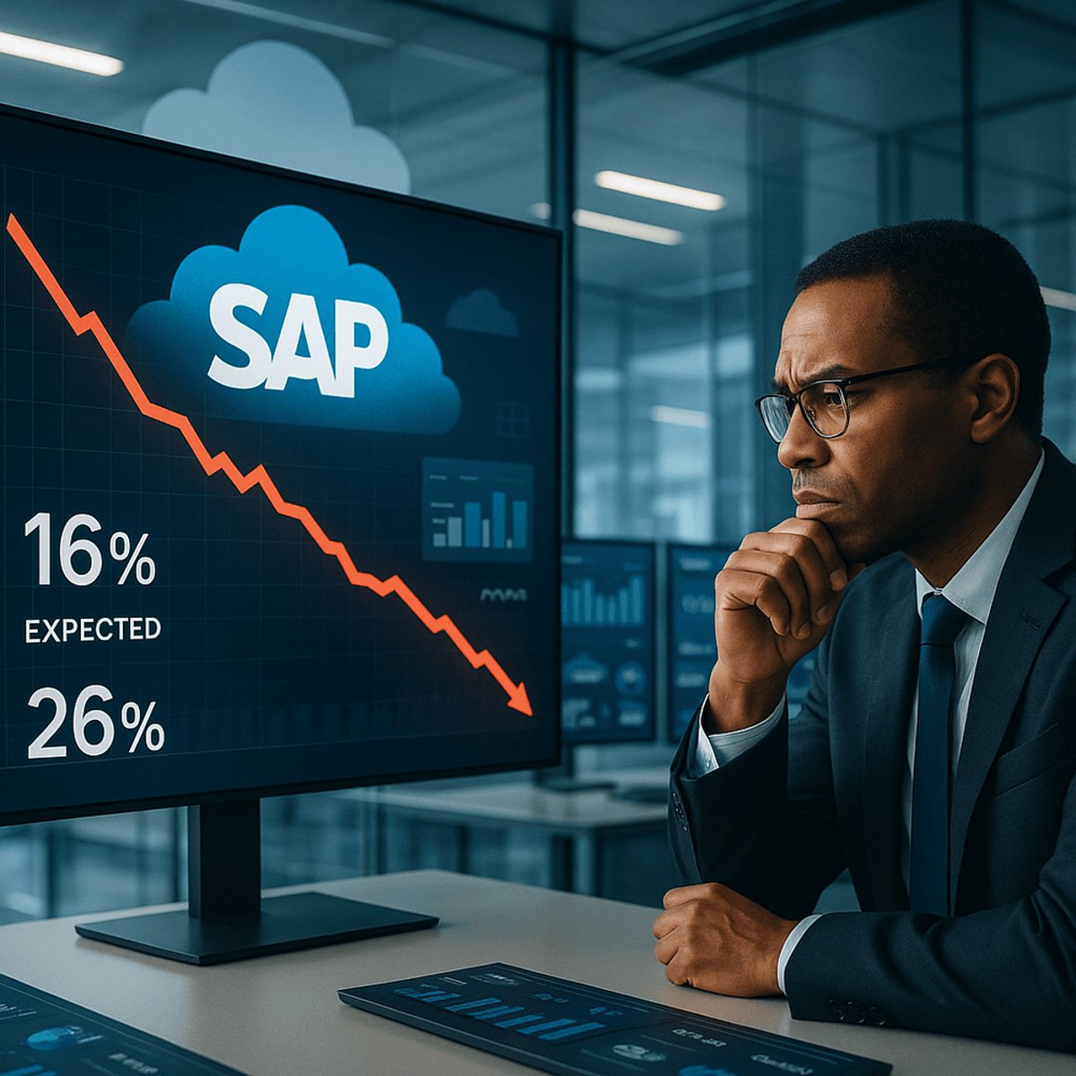 SAP Crashes 11% on Weak Cloud Growth - Worst Drop Since 2020