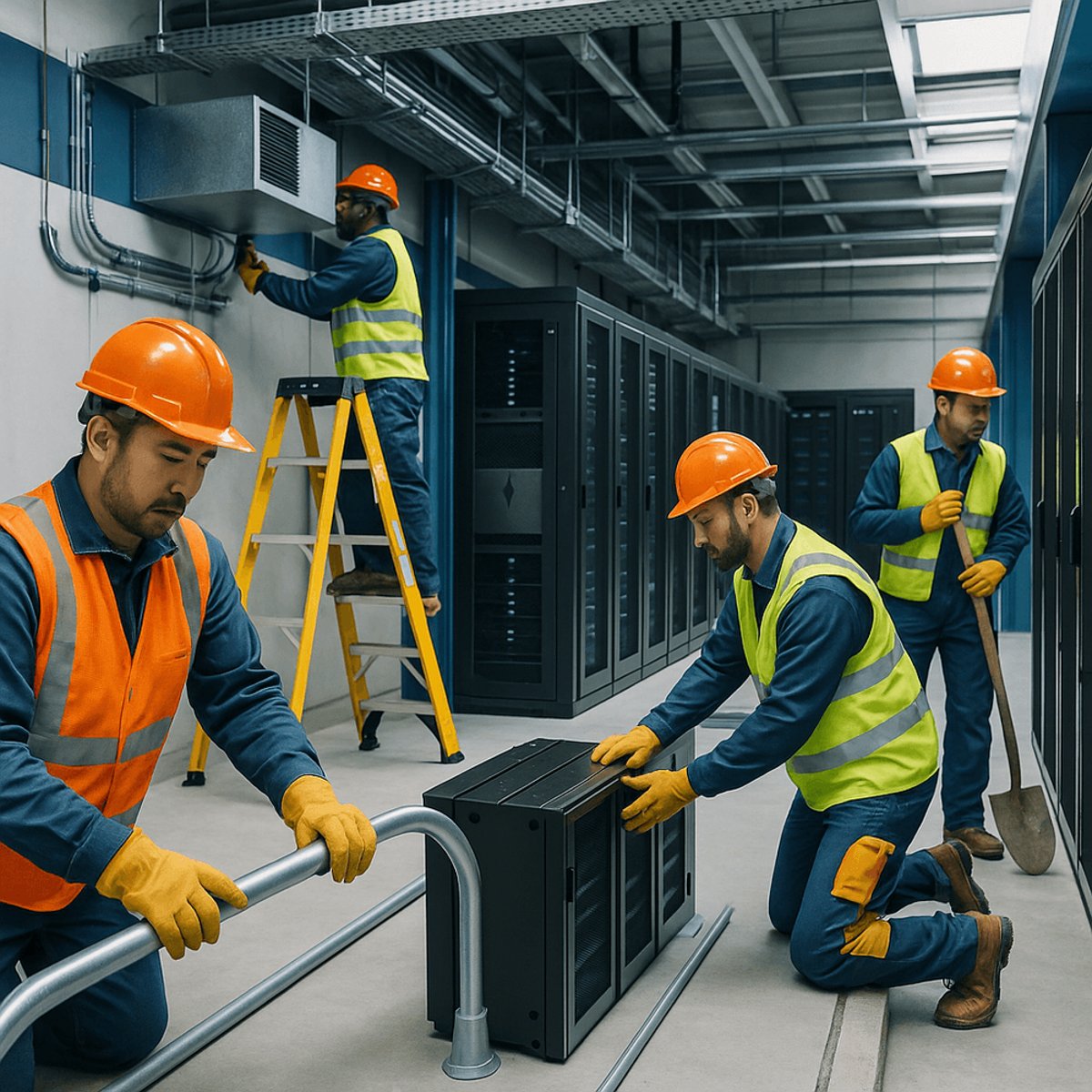 Data Center Construction Workers Score 30% Pay Jumps in AI Boom