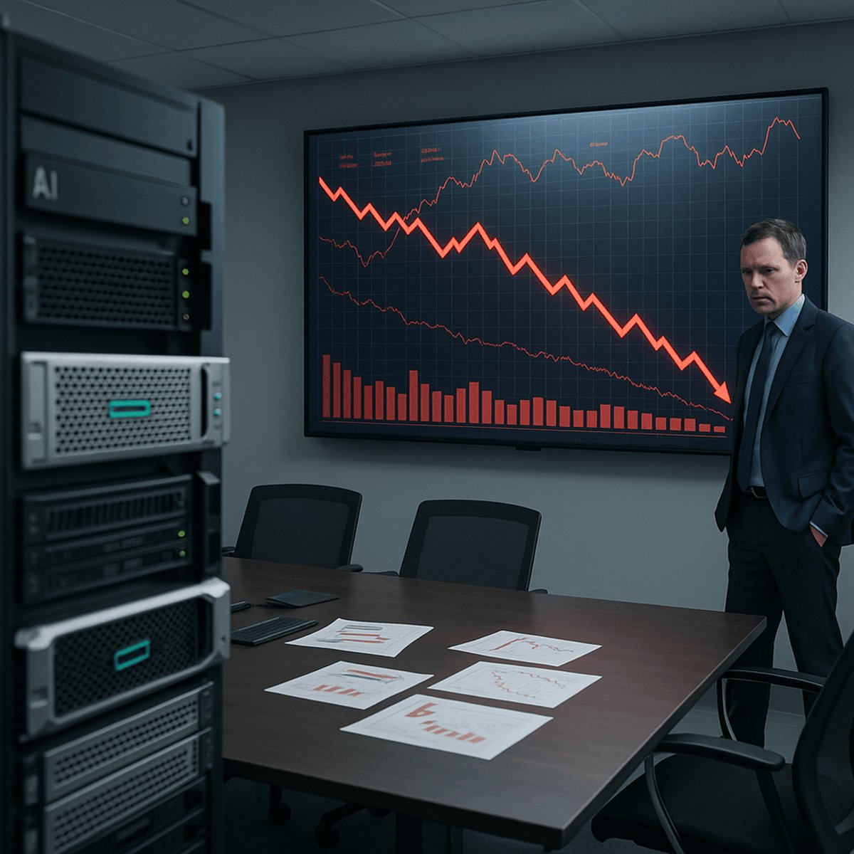 HPE stock plunges 9% as AI server delays hit revenue