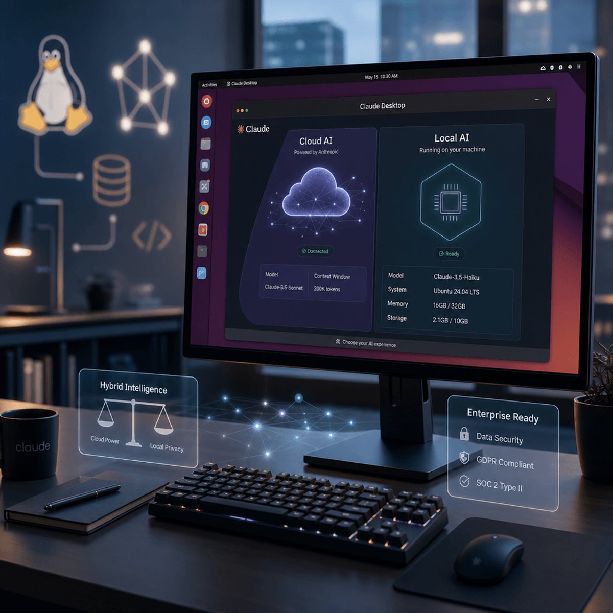 Claude Desktop Launches on Linux with Mixed Local AI Results