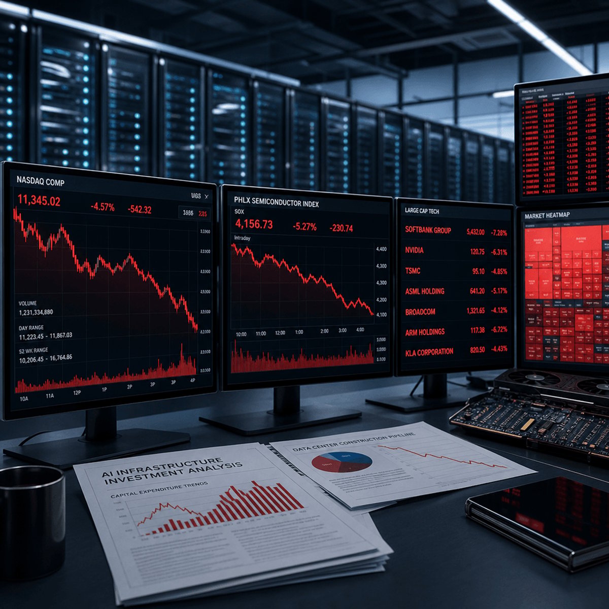 AI Infrastructure Costs Trigger Asian Tech Stock Rout