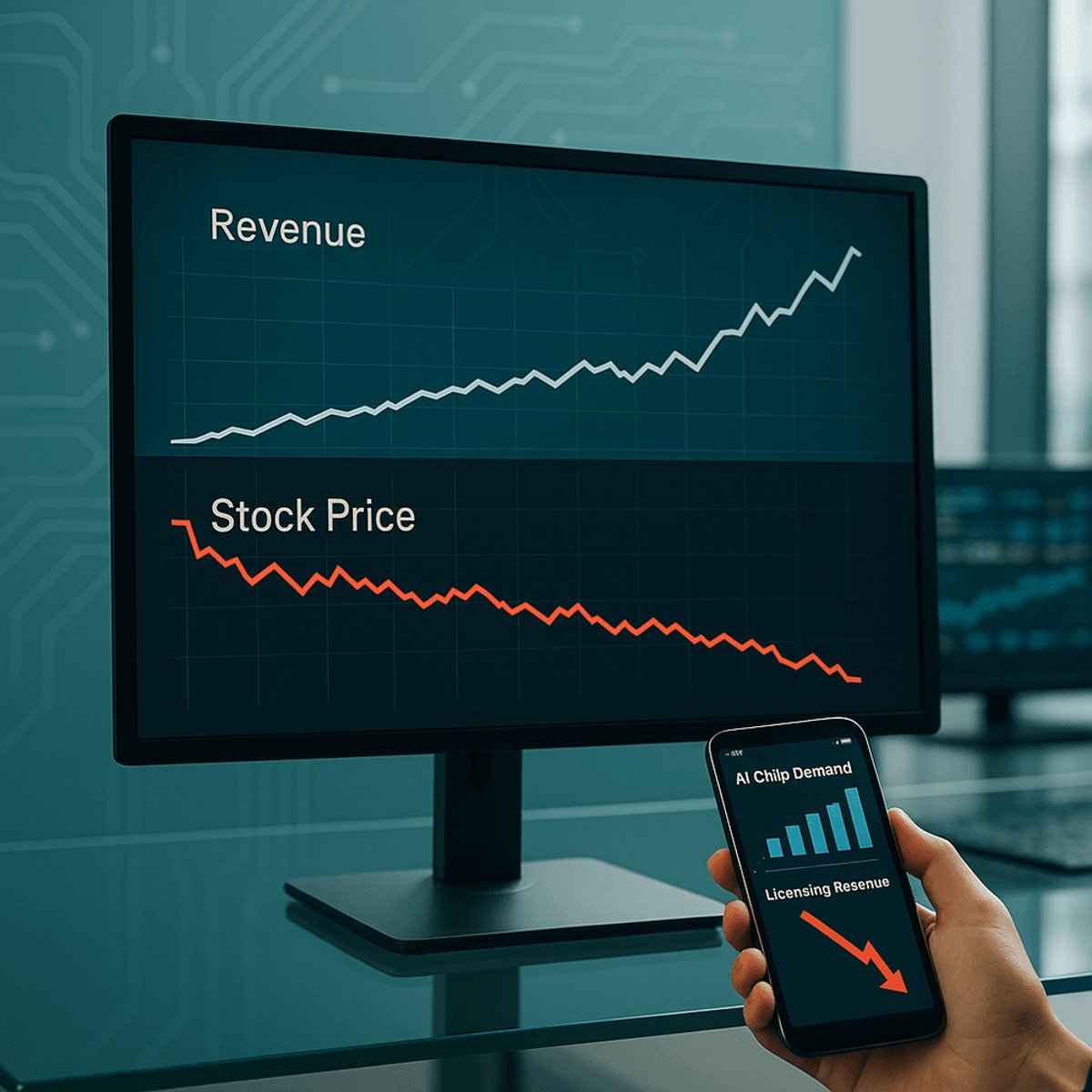 Arm Shares Plunge 8% Despite Record Revenue as Licensing Miss Stings