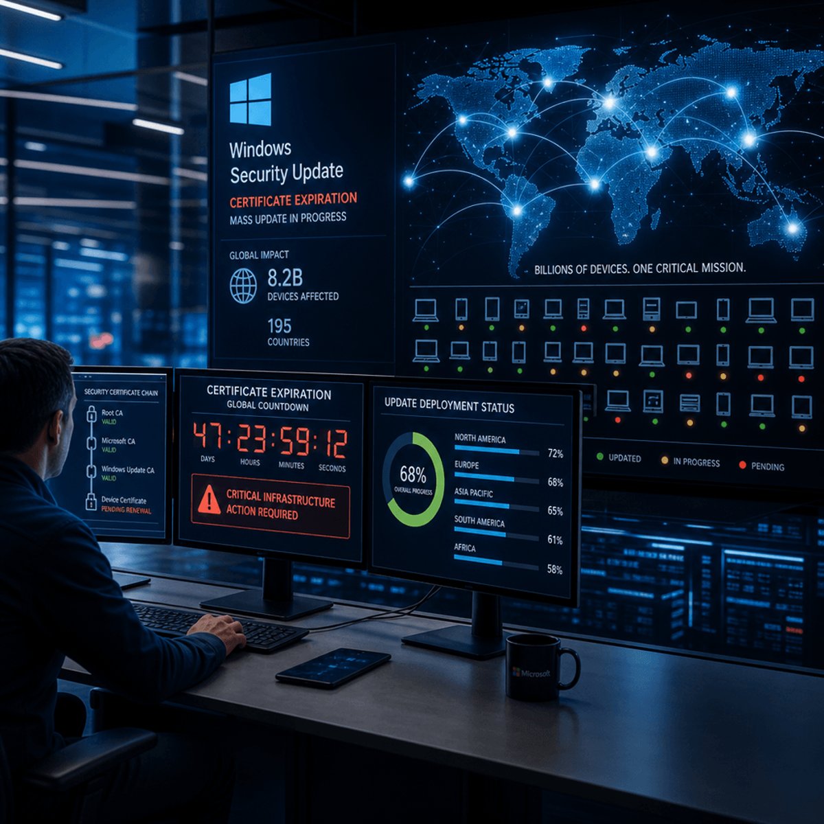 Billion Windows PCs Face Critical Security Certificate Expiration