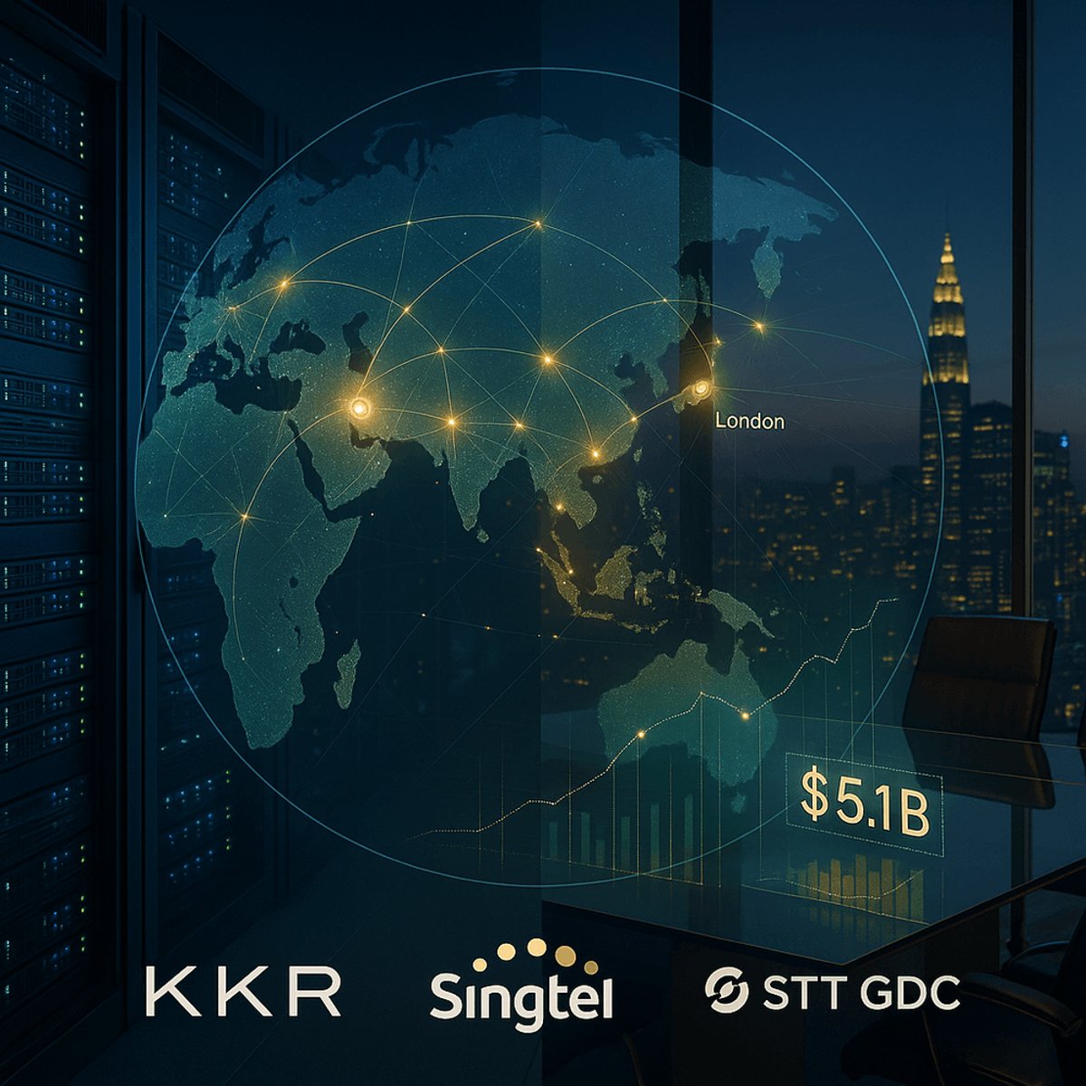 KKR Seals $5.1B Data Center Mega-Deal as AI Demand Soars