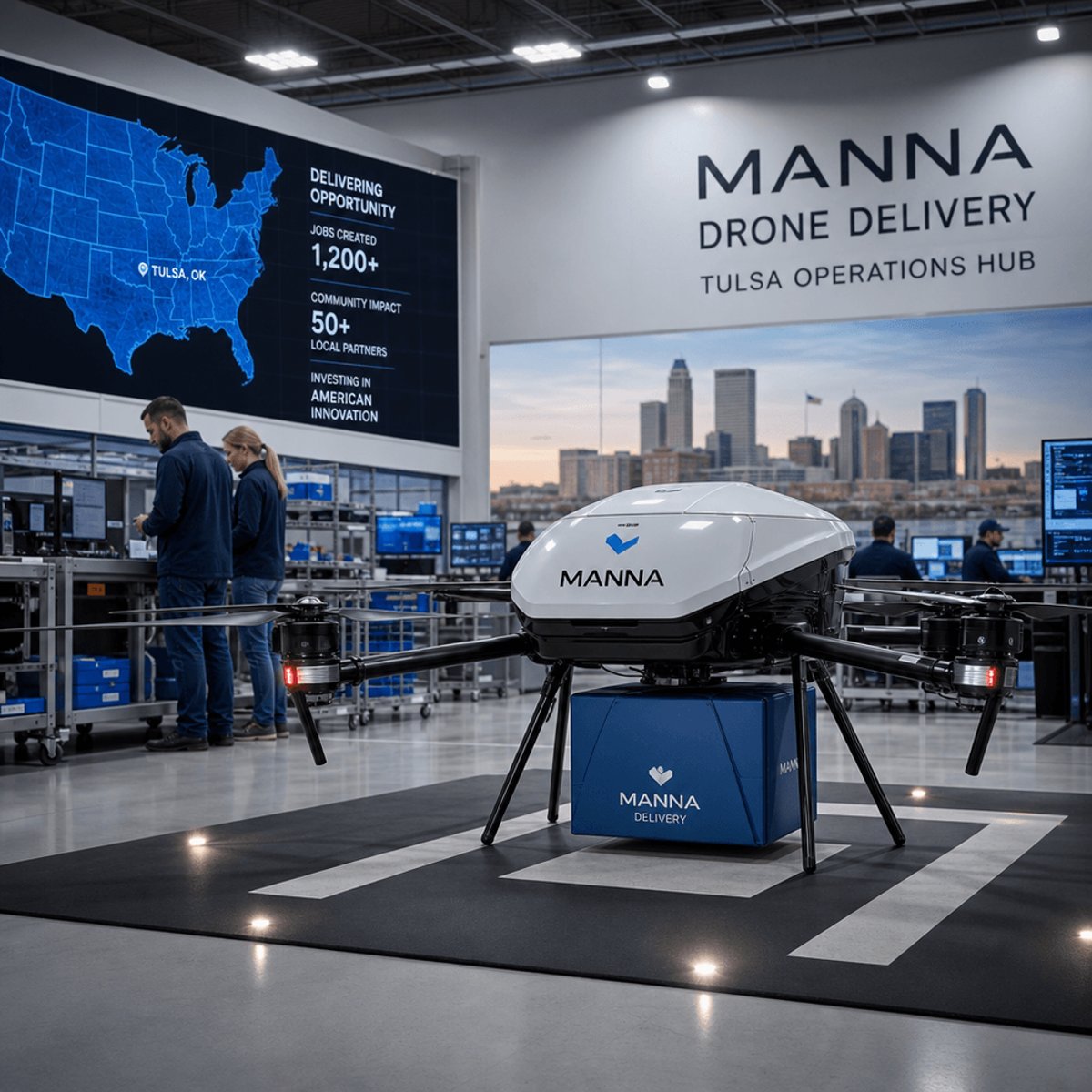 Manna Plots 1,000-Job US Drone Manufacturing Hub in Tulsa