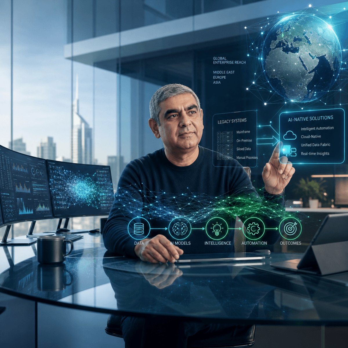 Ex-Infosys CEO Sikka Returns With AI-Powered IT Venture