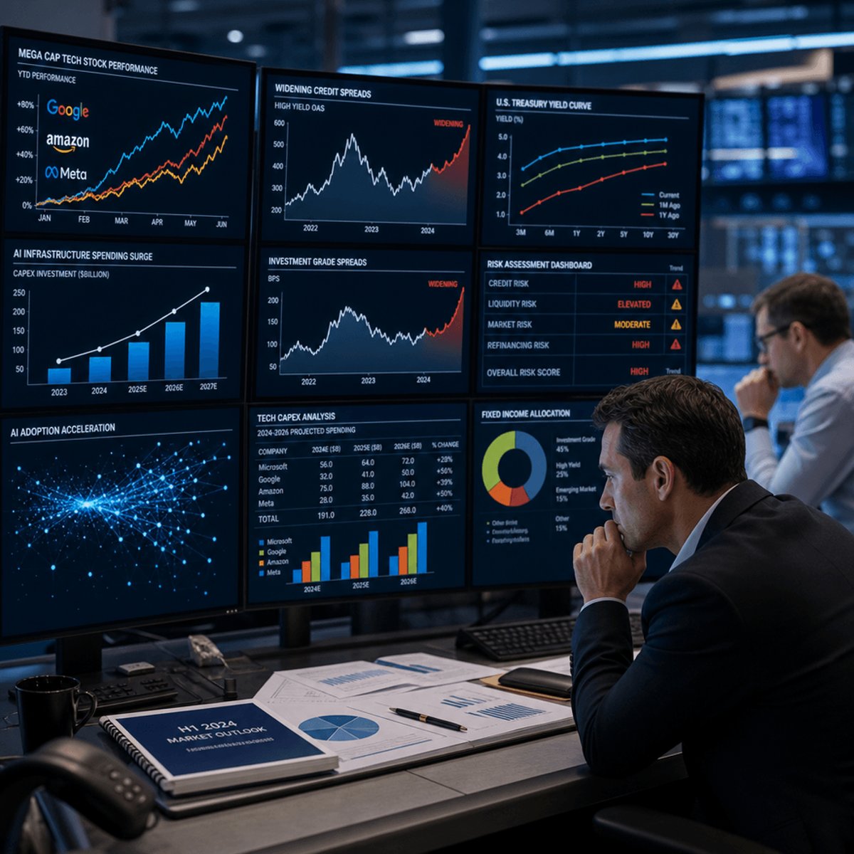 Bond Markets Flash Warning on Big Tech's AI Spending Spree